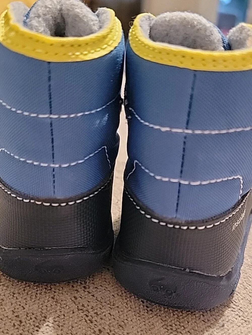 See Kai Run Basics Blake Blue Winter Boots - Toddler Boys Size 5 NWOT